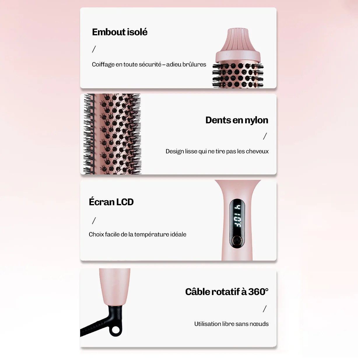 Brosse volumisante à air chaud - Image 4