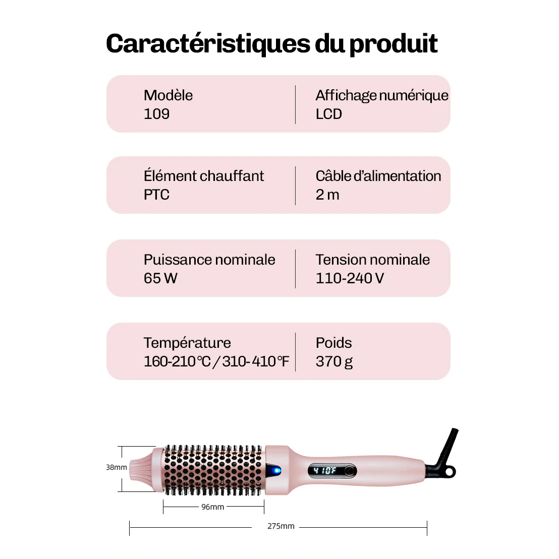 Brosse volumisante à air chaud - Image 7
