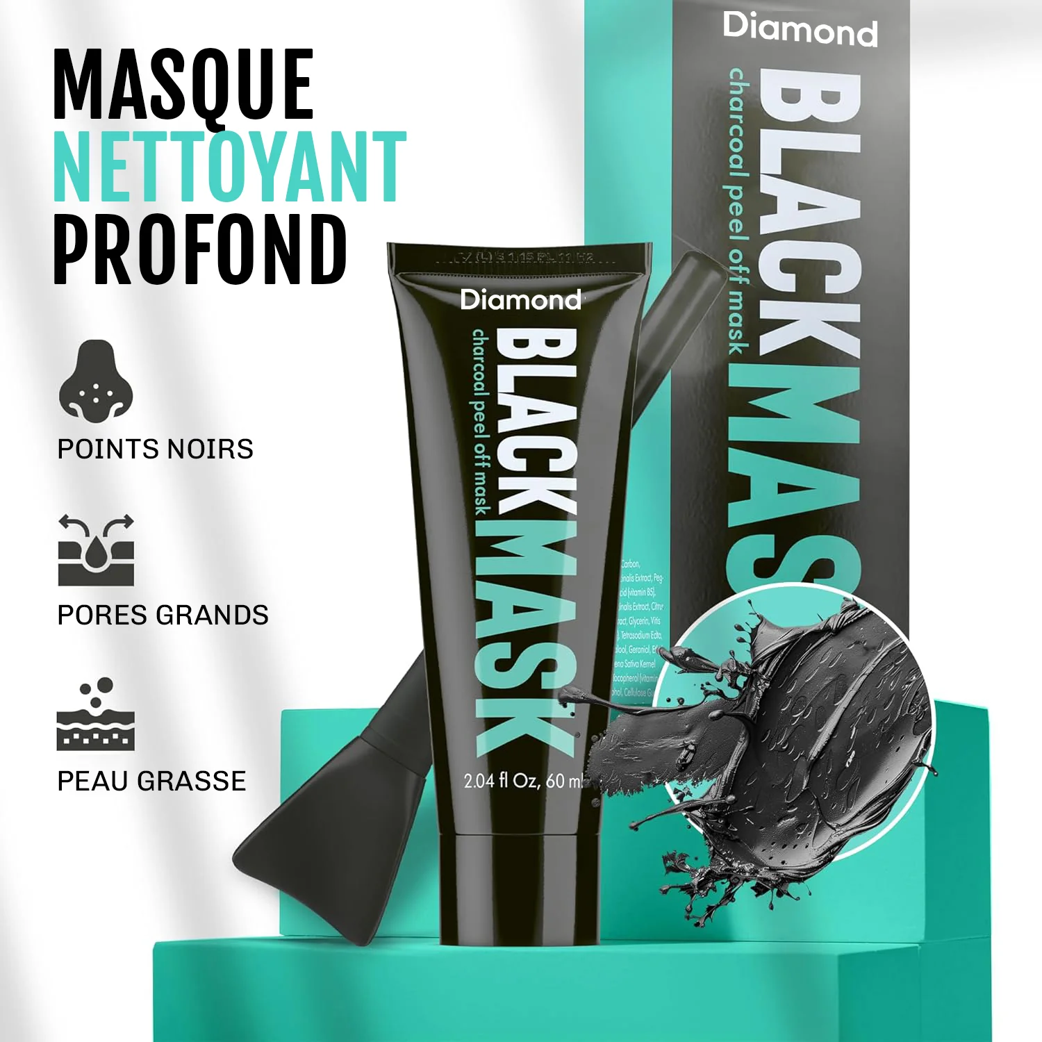 Silky Black - Masque Charbon Actif - Image 5