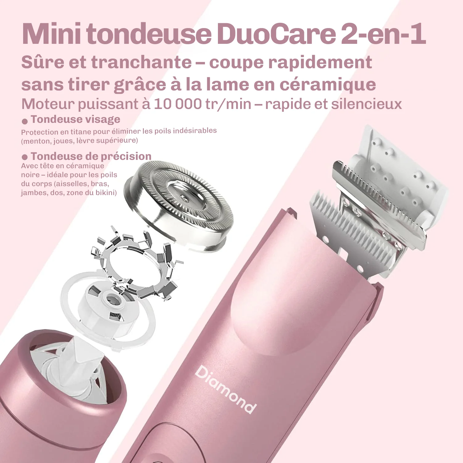 Mini-tondeuse DuoCare 2-en-1 - Image 7